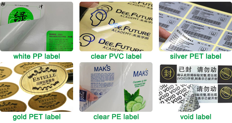 printed plastic label China