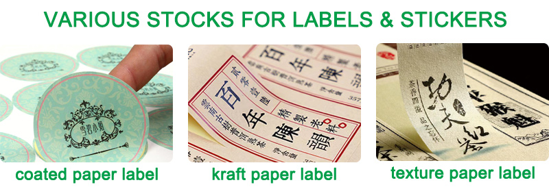 paper sticker labels