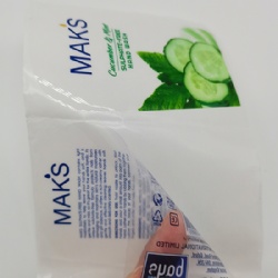 Custom Hand Wash Detergent Label Clear PE Label Sticker Printing