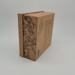 Custom Print Clear Window Kraft Paper Gift Box