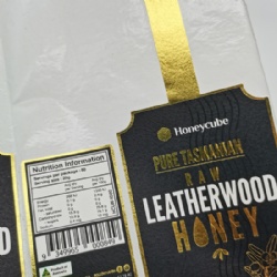 Honey Bottle Packaging Adhesive Sticker Label Printing